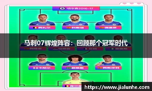 马刺07辉煌阵容：回顾那个冠军时代
